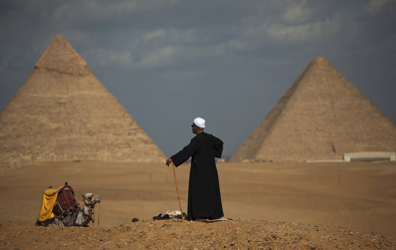 Pirámides de Gizeh, El Cairo, Egipto