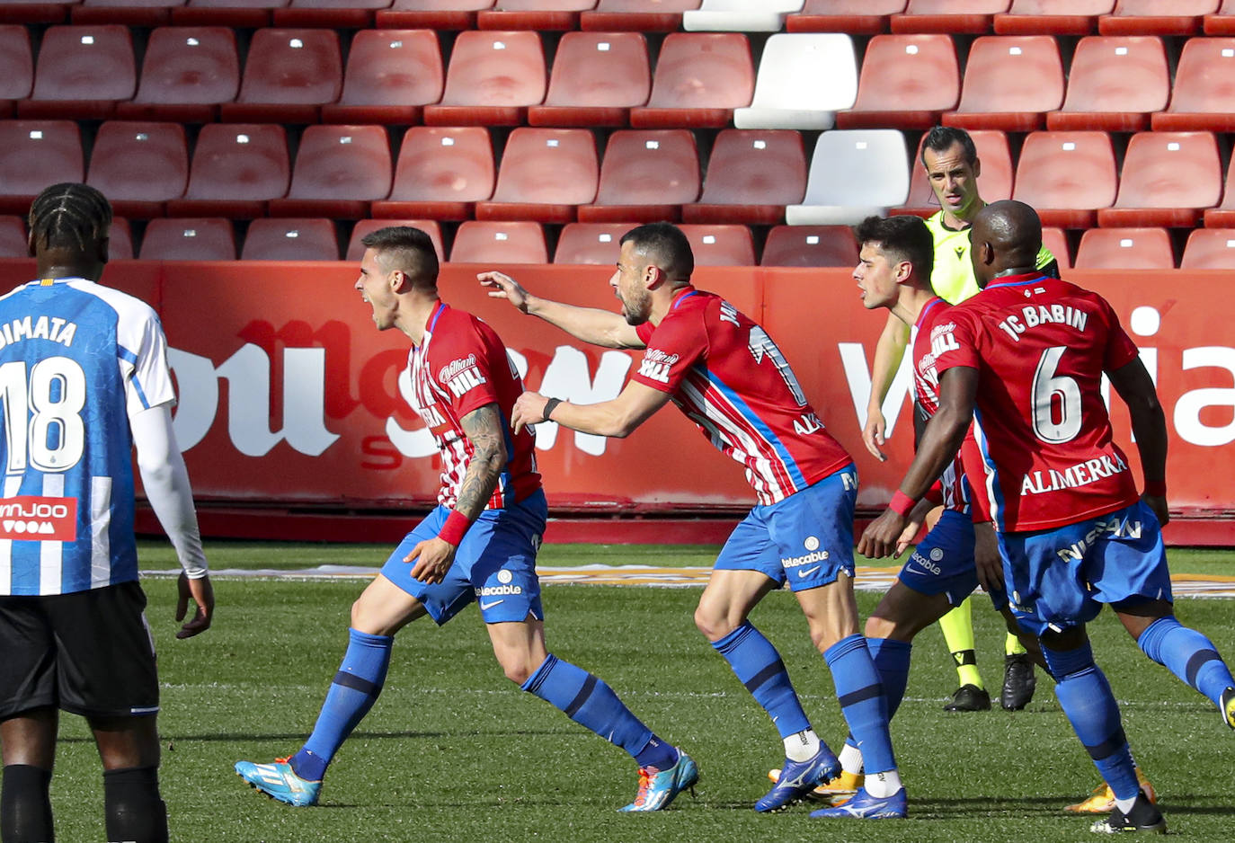 El Sporting suma un punto ante el gran candidato al ascenso esta temporada y sigue invicto en su estadio