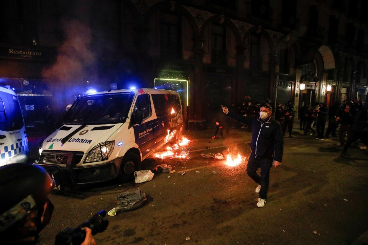 Las protestas por el encarcelamiento de Pablo Hasel se han prolongado ya durante dos semanas. 
