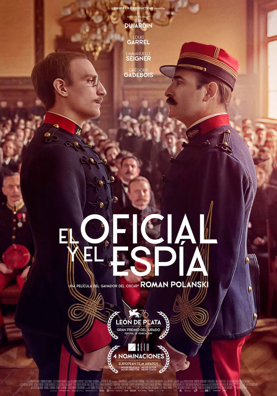 MEJOR PELÍCULA EUROPEA | El oficial y el espía 