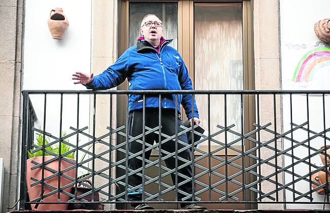 Emilio Menéndez. El año pasado en una de sus interpretaciones. 