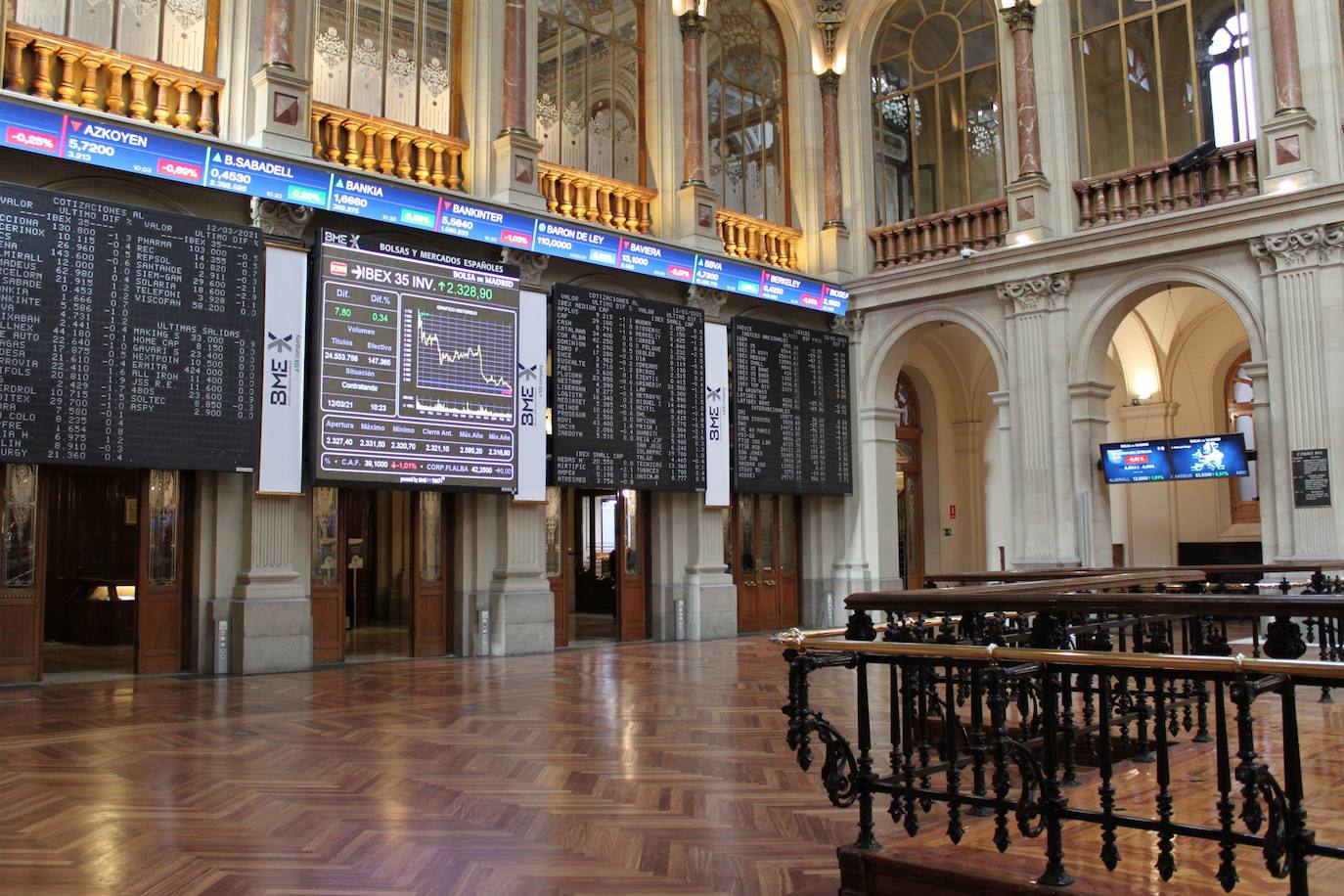 Bolsa de Madrid. 