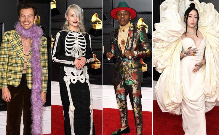 Premios Grammy 2021: Los looks más extravagantes de la alfombra roja