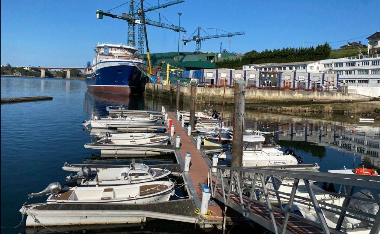 Puerto de Figueras, en Castropol.