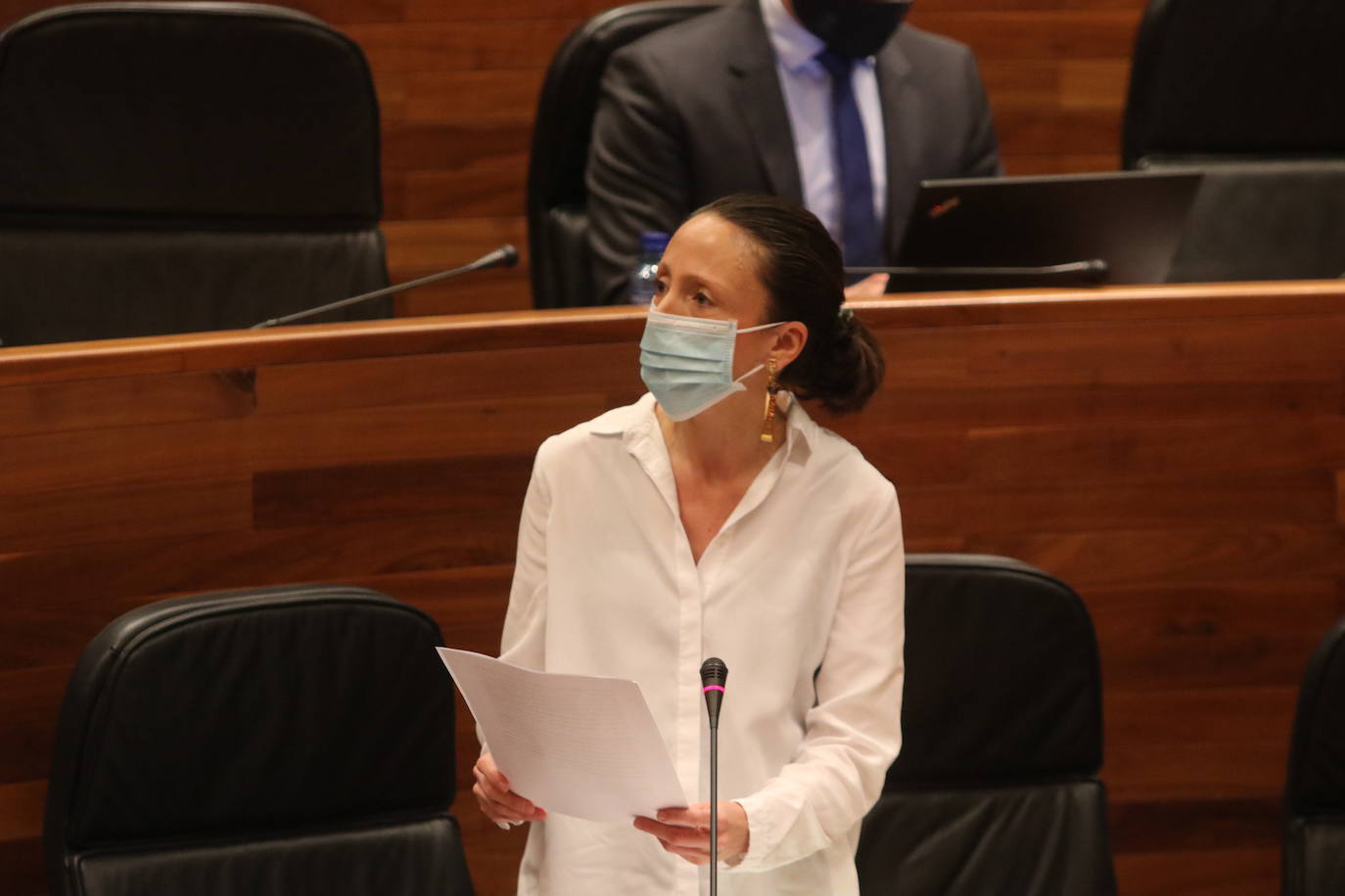 La consejera de Derechos Sociales y Bienestar, Melania Álvarez