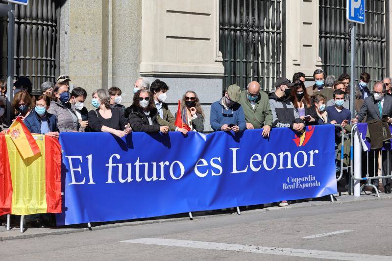 La Princesa Leonor ha presidido hoy su primer acto en solitario de su trayectoria institucional, la conmemoración del 30 aniversario del Instituto Cervantes. Ha estado acompañada por la vicepresidenta primera del Gobierno, Carmen Calvo y por el director del Instituto Cervantes, Luis Garcia Montero