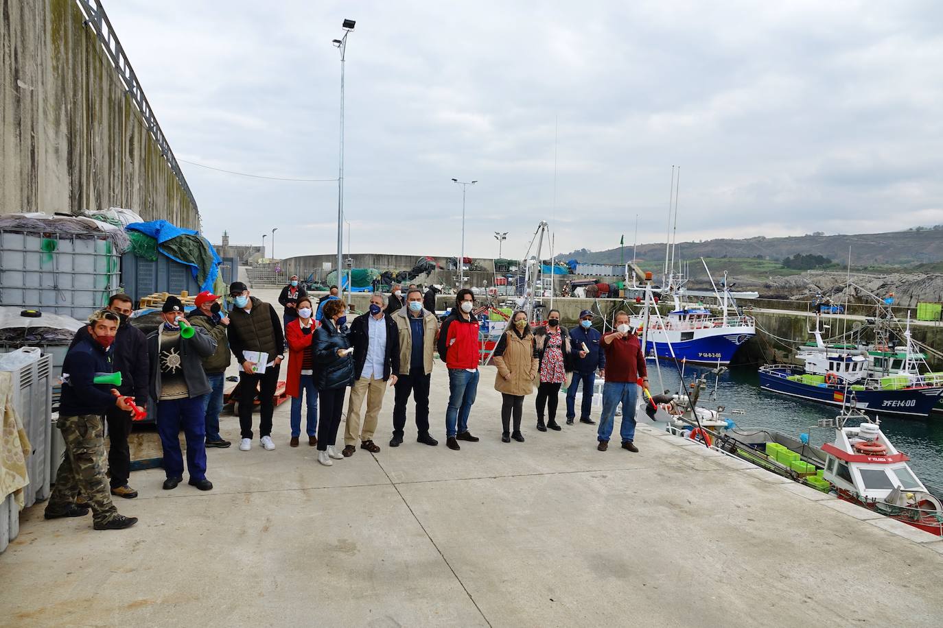 En protesta por el nuevo Reglamento de Control de la Pesca aprobado por el Parlamento Europeo