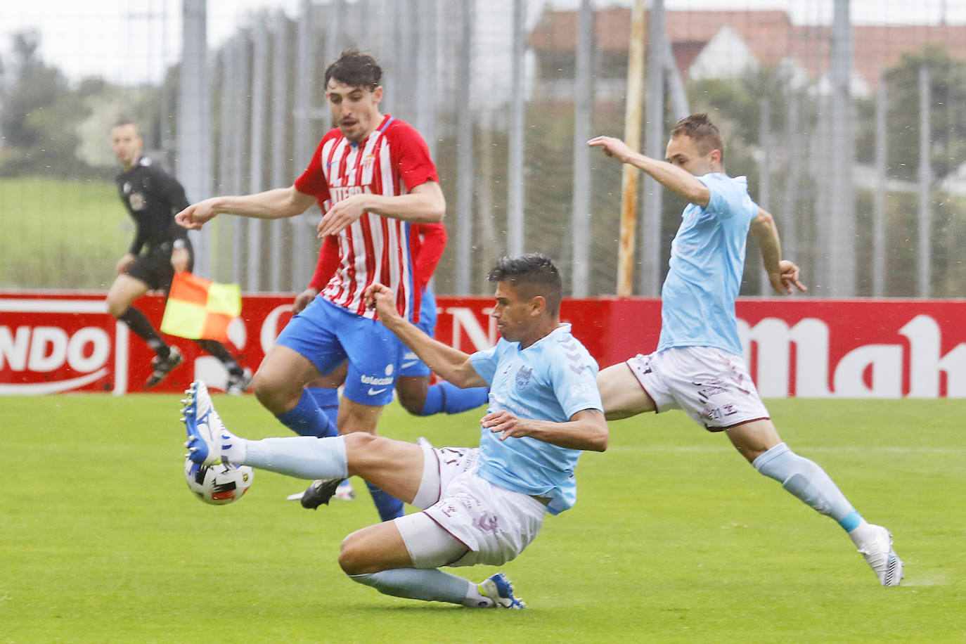 Un momento del partido