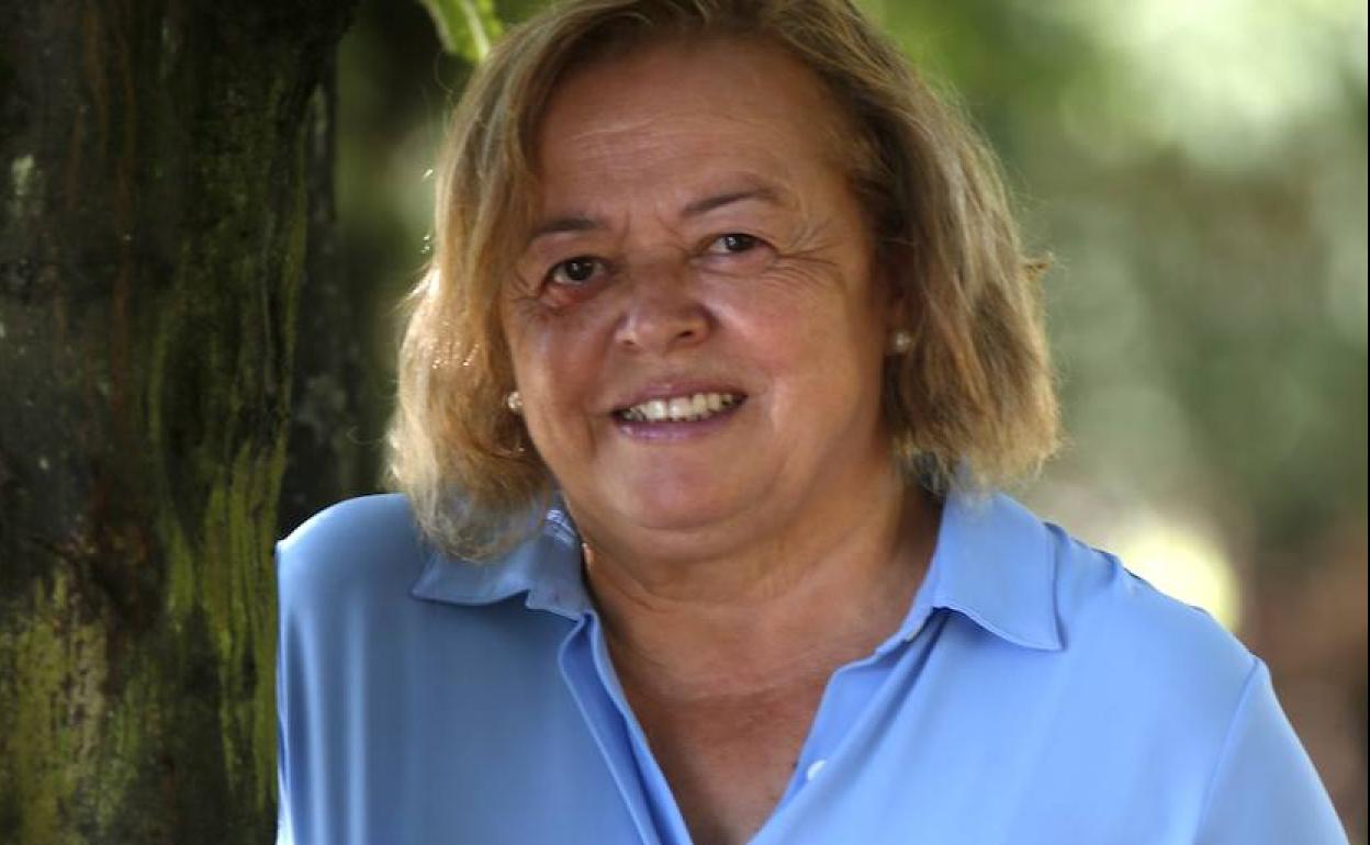 Rosa Menéndez, en una imagen del pasado verano en Asturias.