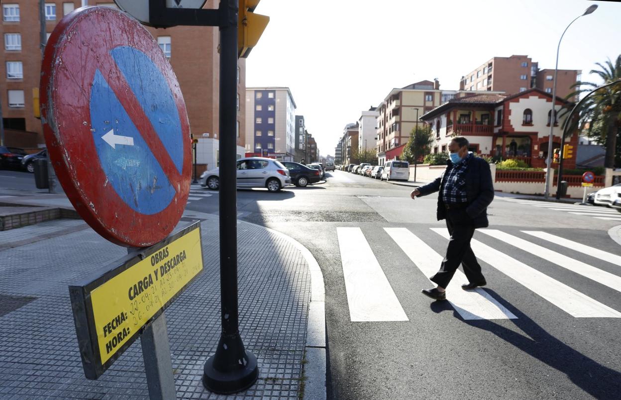 La calle Balmes, adonde se desviará parte del tráfico de las avenidas de Castilla y la Costa. 