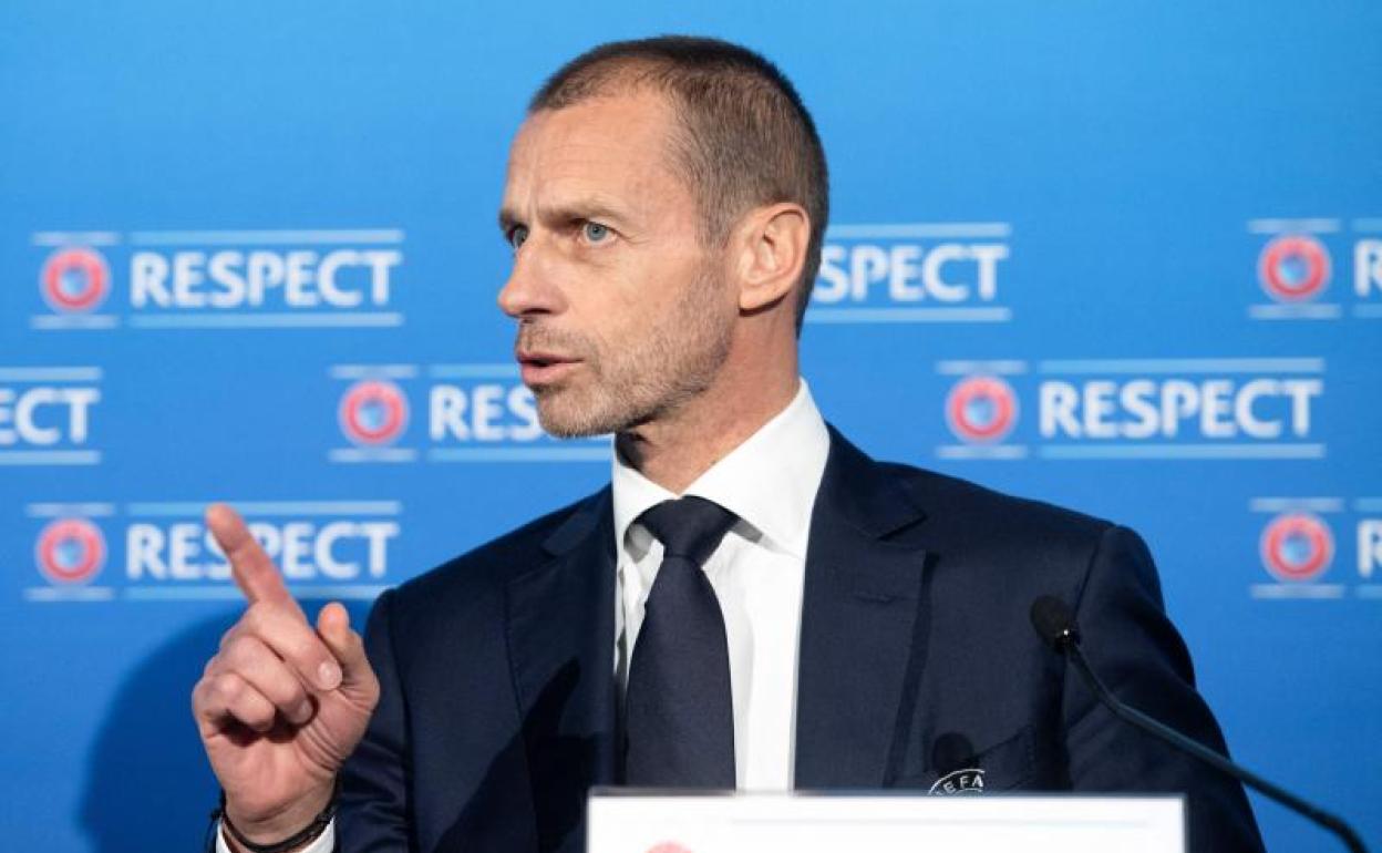 Aleksander Ceferin, presidente de la UEFA.