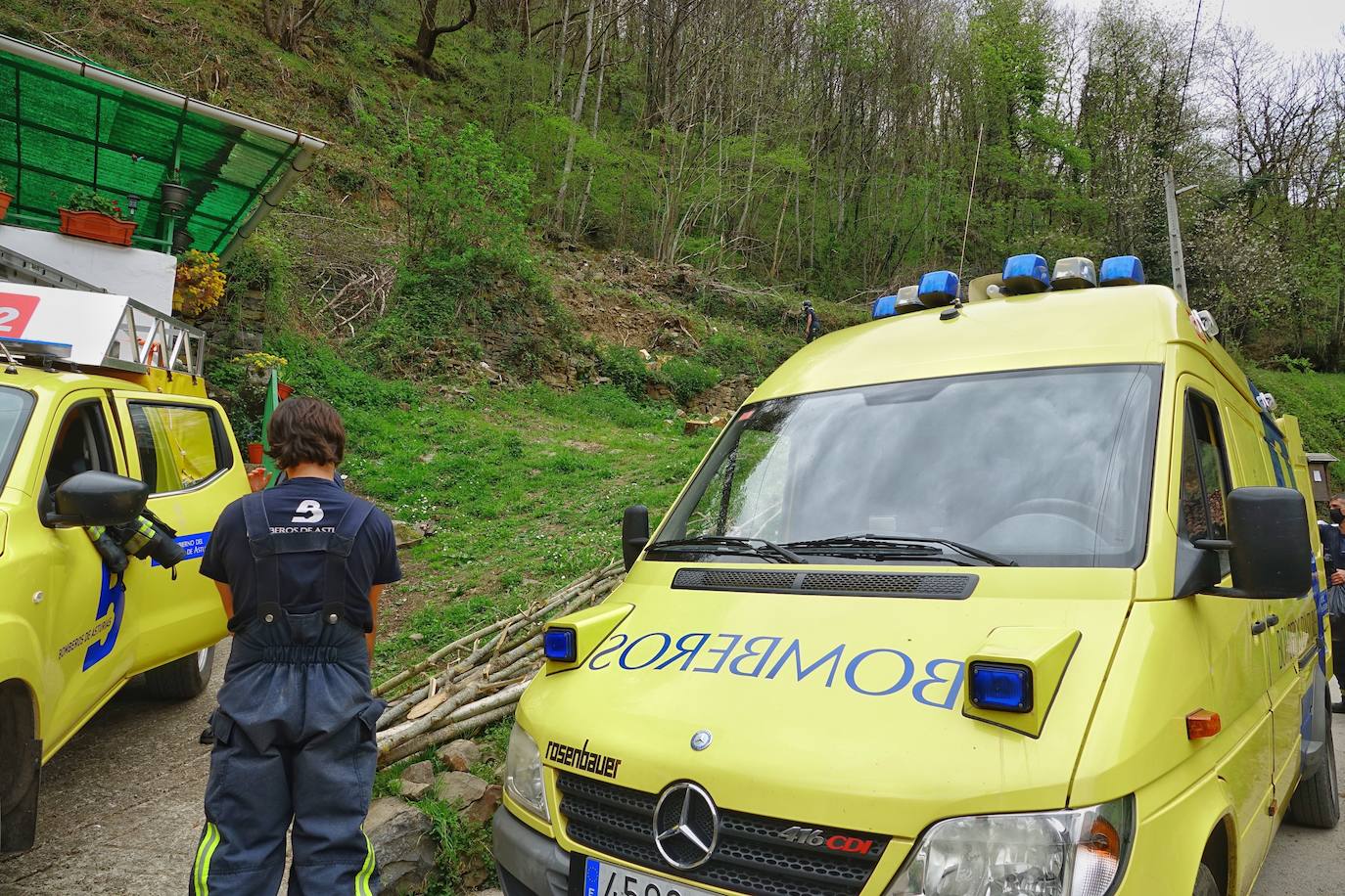 Un hombre de 55 años falleció este viernes en la localidad pongueta de Viboli cuando uno de los troncos con los que trabajaba cayó sobre él, golpeándole en la cabeza.