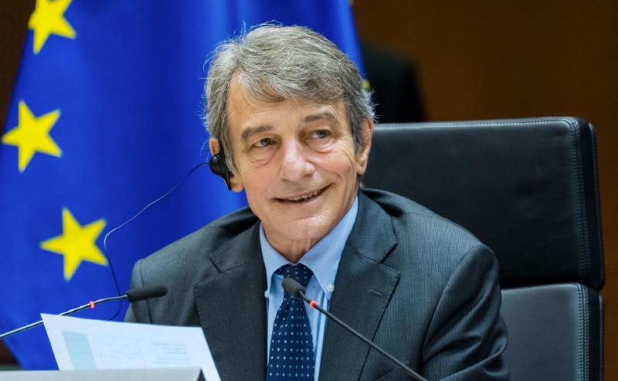 El presidente del Parlamento Europeo, David Sassoli. 