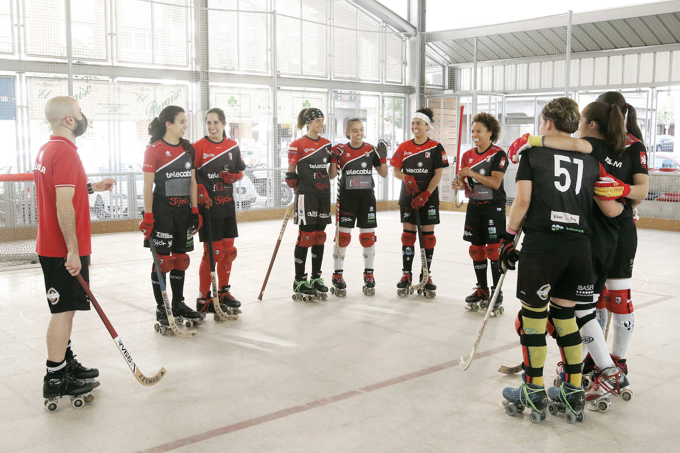 Entrenamiento del Telecable Hockey