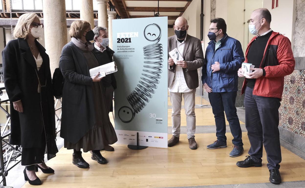 Un instante, durante la presentación 