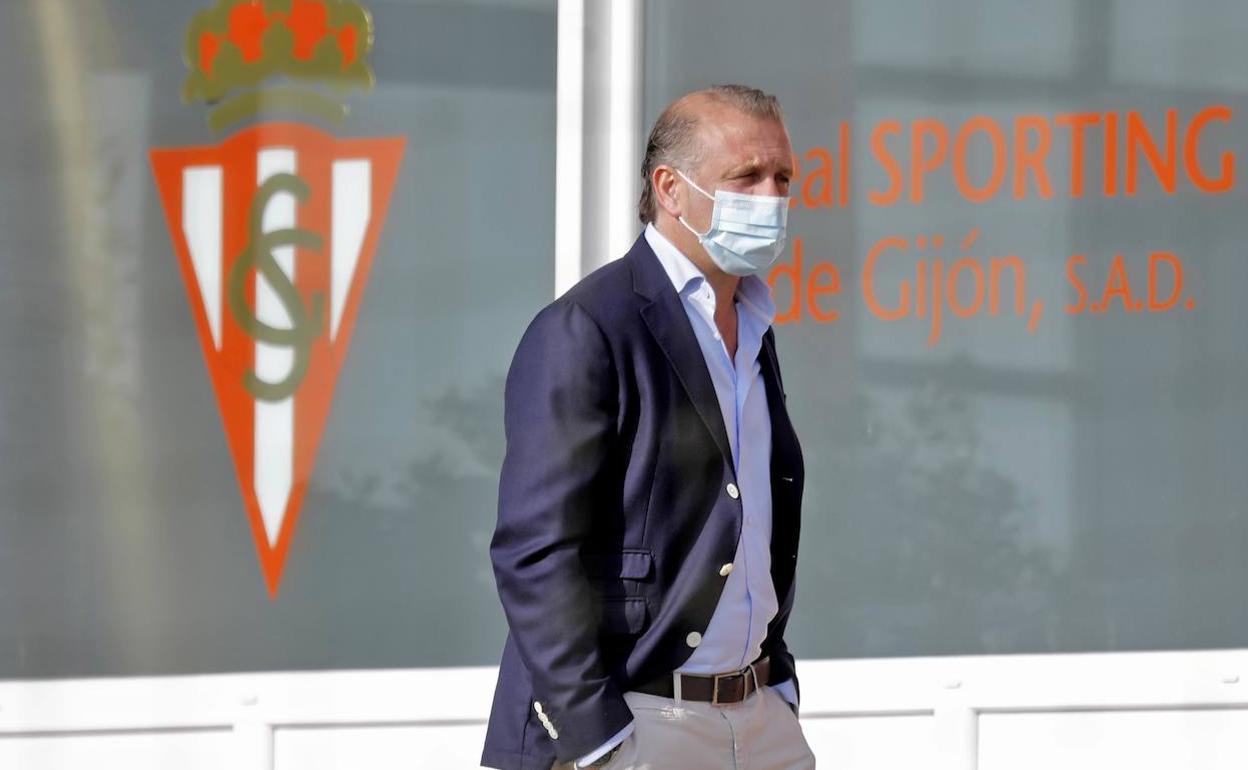 El director deportivo del Sporting, Javi Rico 