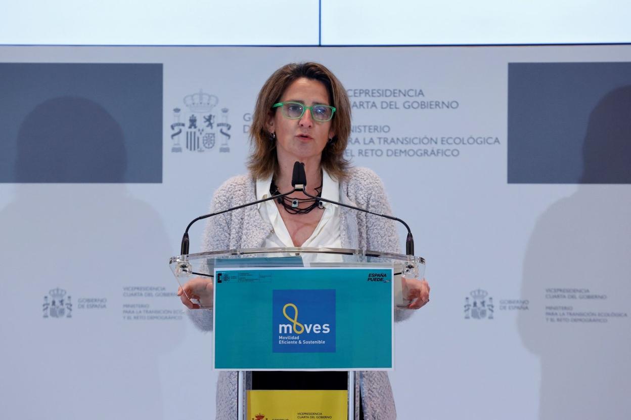 La ministra para la Transición Ecológica, Teresa Ribera. 