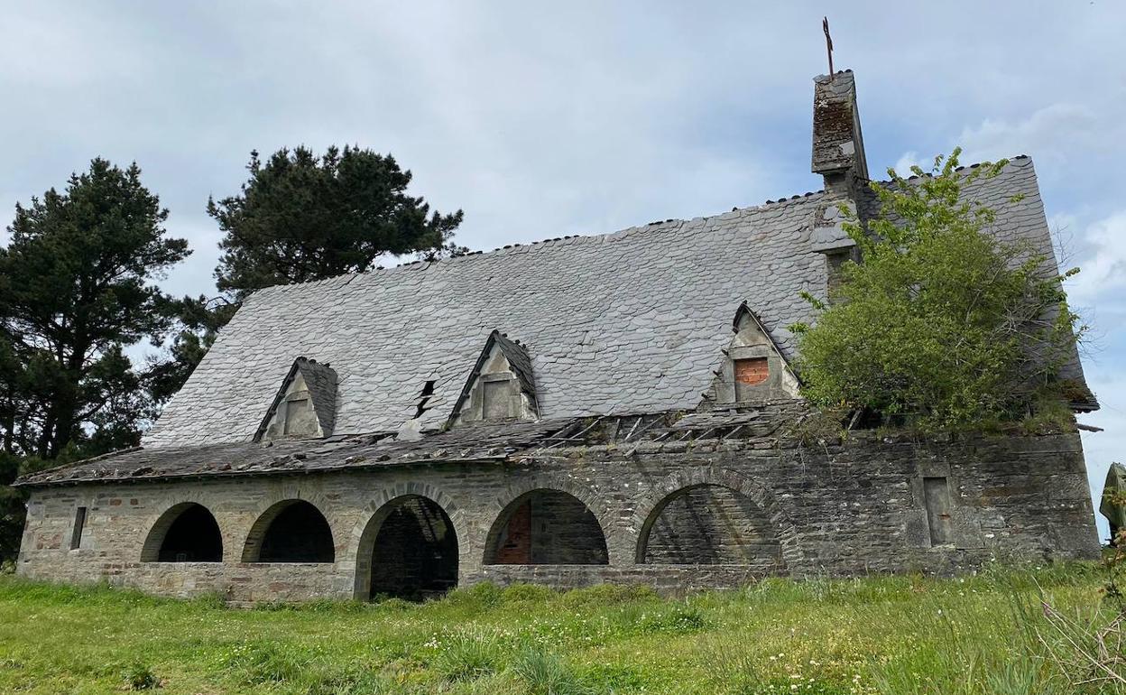 La iglesia de A Paicega. 