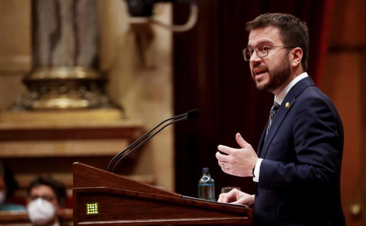 El vicepresidente del Govern en funciones, Pere Aragonès