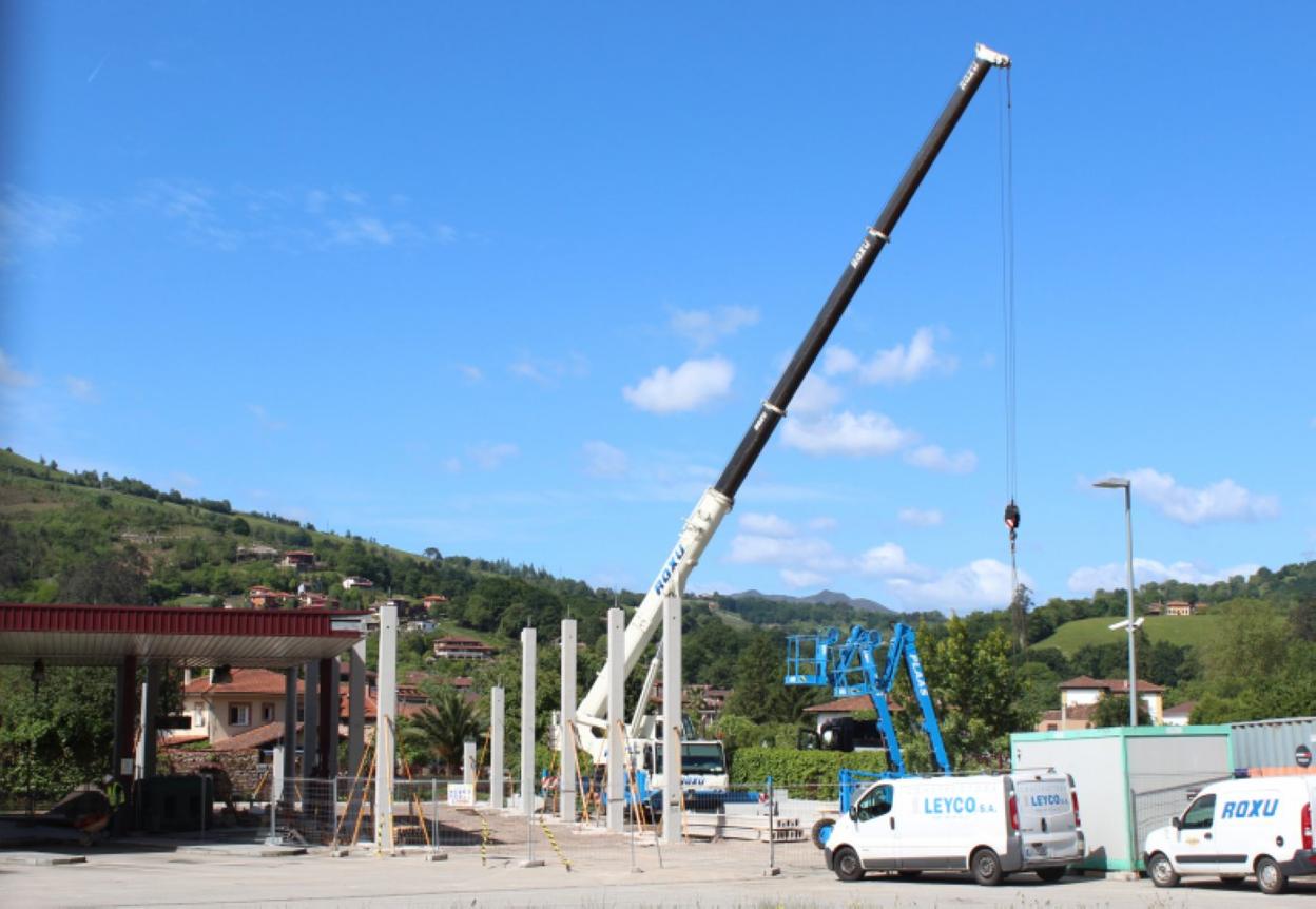 ALSA construye en la estación de autobuses de Cangas de Onís su primer