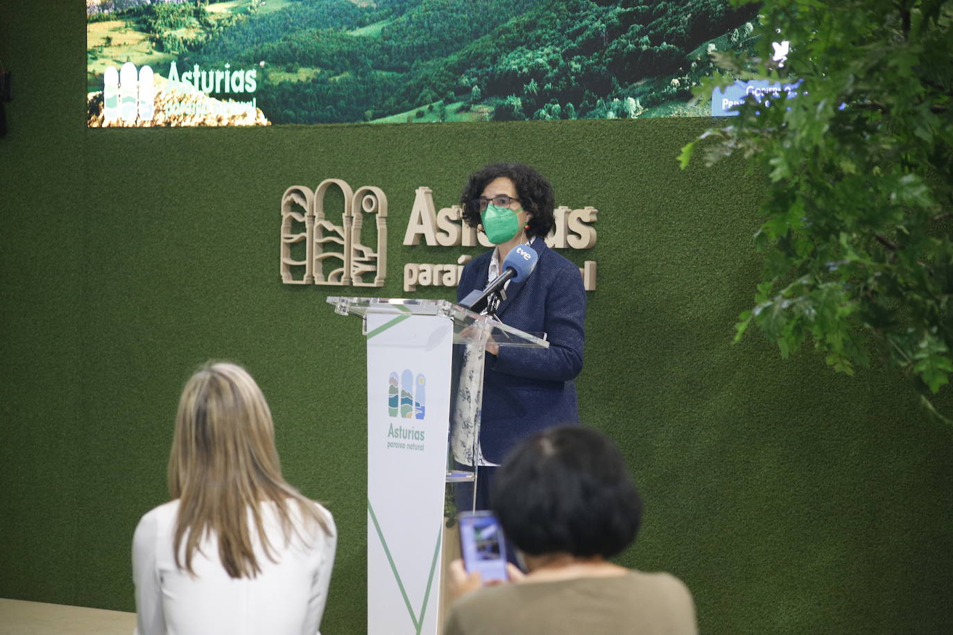 La consejera de Cultura, Política Llingüística y Turismo, Berta Piñán, ha presentado este miércoles en la Feria Internacional de Turismo (Fitur) la estrategia del Gobierno de Asturias para revitalizar el sector. 