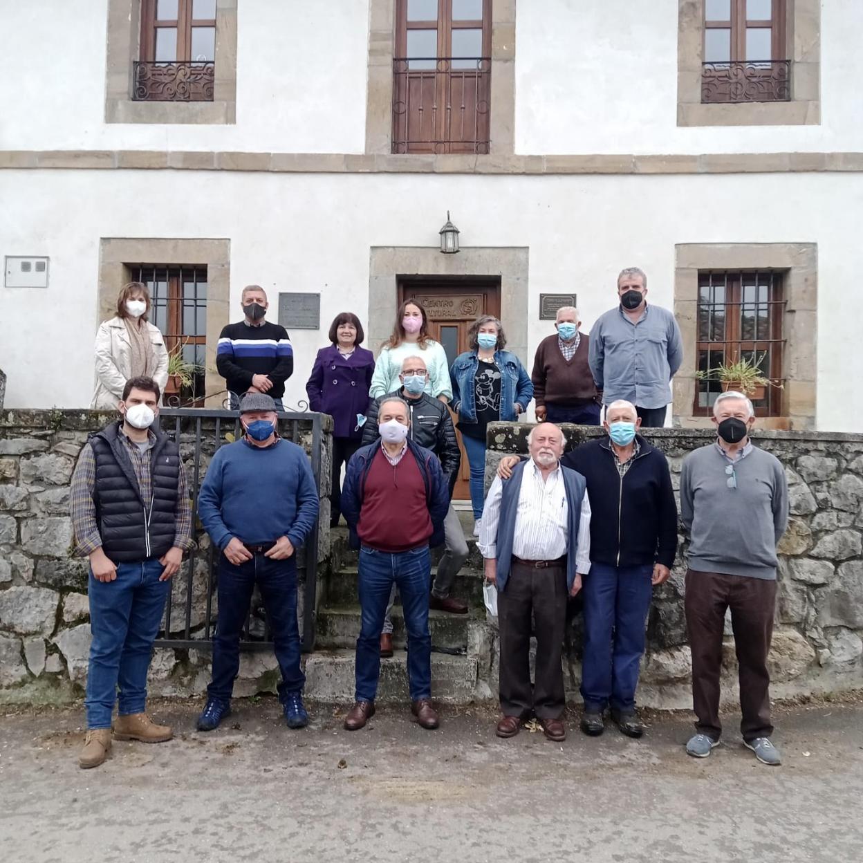 Integrantes de la clase de tonada de Celestino Rozada. 