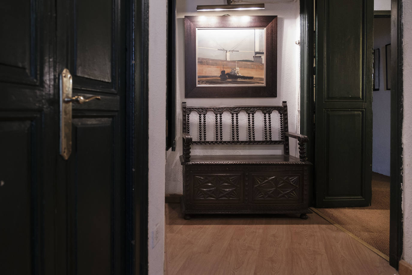 Lo que una pared esconde. Los conocimientos sobre interiorismo de la pintora María Antonieta Laviada le fueron de mucha utilidad para decorar y amueblar su vivienda
