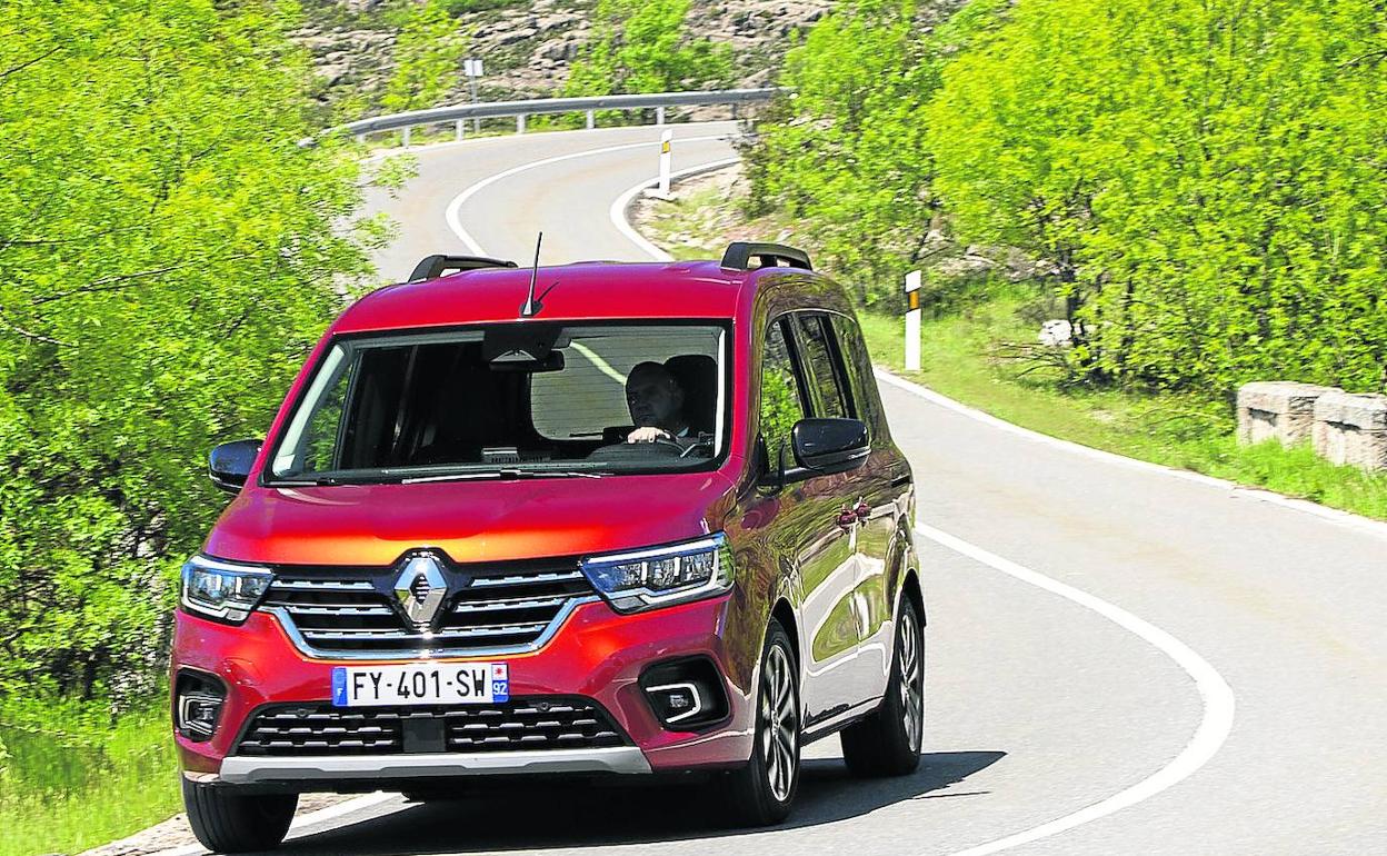 La versión furgón del Renault Kangoo utiliza una cámara interior en lugar del espejo retrovisor 