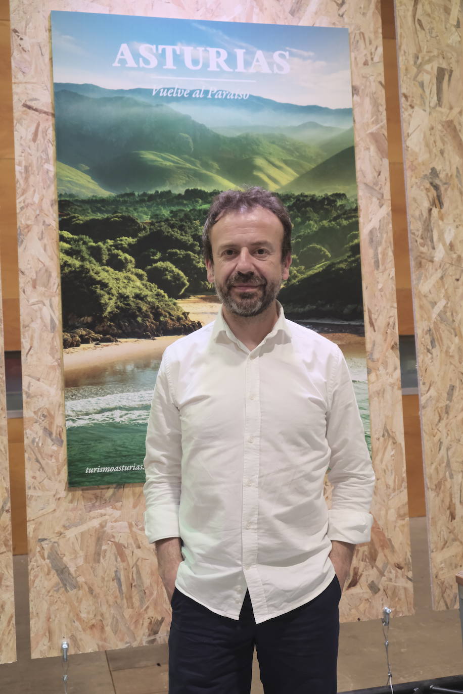 Nacho Manzano, al frente de Casa Marcial (dos estrellas Michelin), prepara el menú de hoy de Asturias en Madrid Fusión empleando mucho producto regional