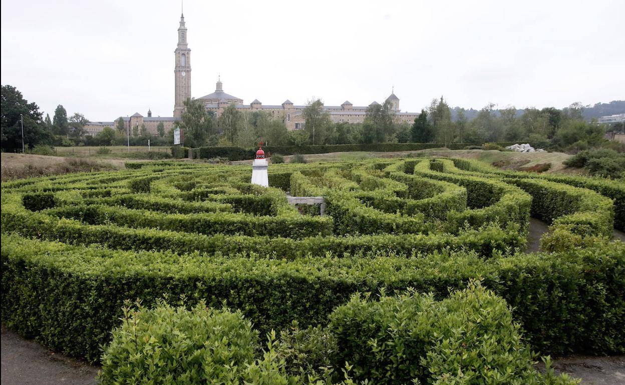 El laberinto del Jardín Botánico Atlántico de Gijón