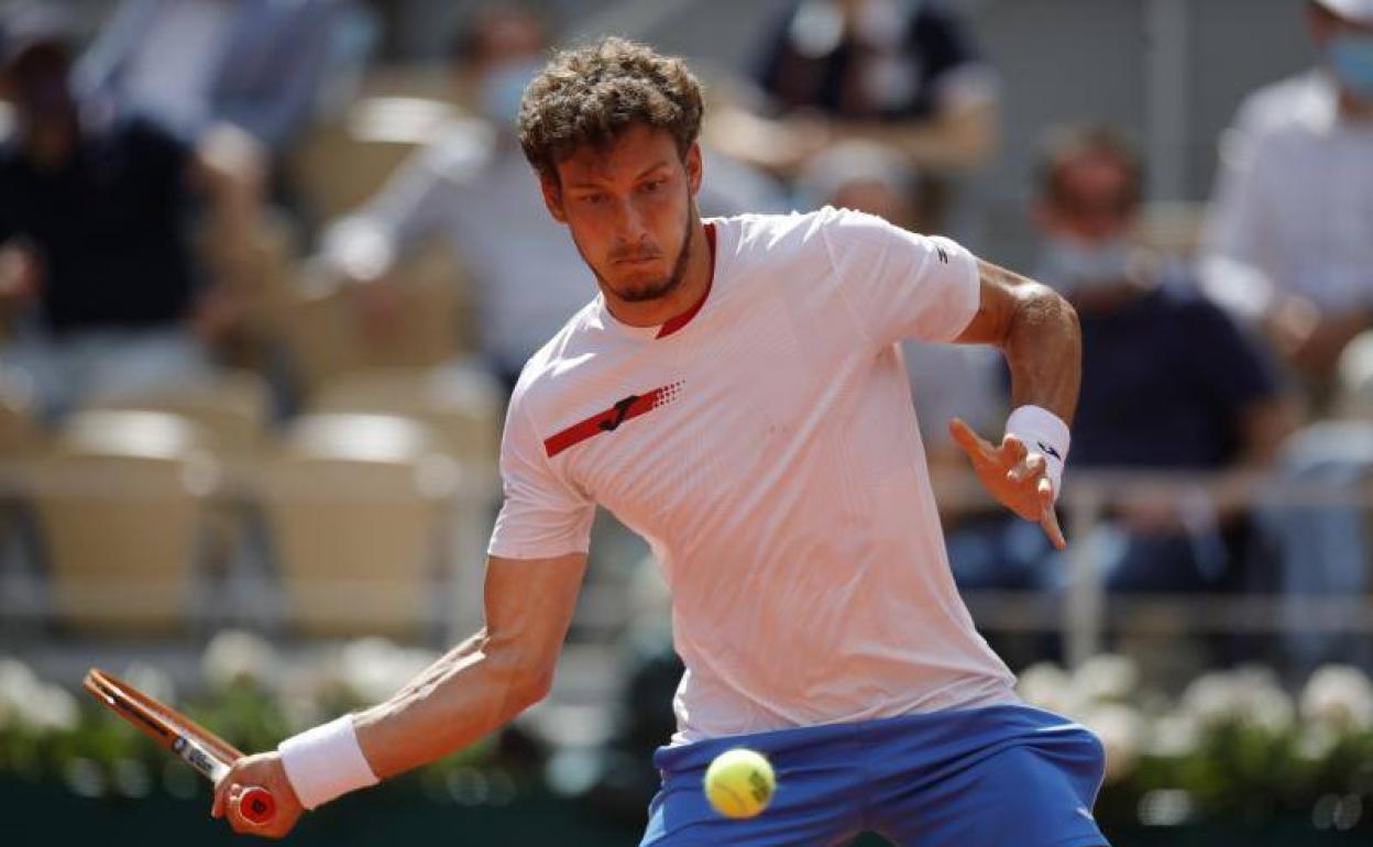 Pablo Carreño, en el partido de este domingo.