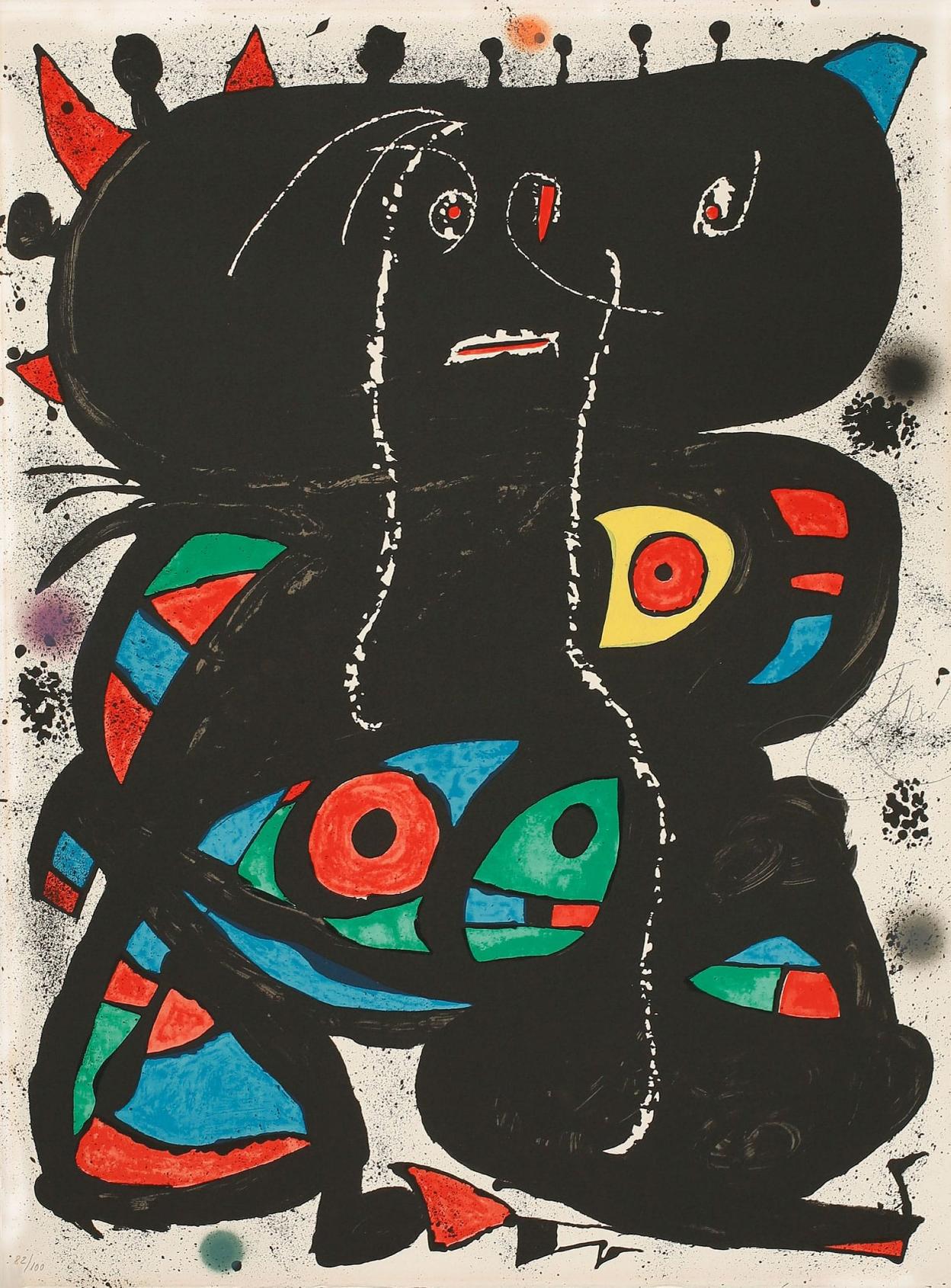 Una de las obras de Miró que podrán verse en la muestra. 