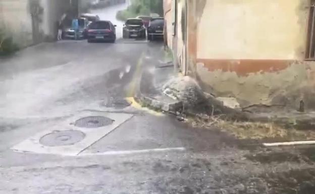 Vídeo | Intensa granizada en el centro asturiano 