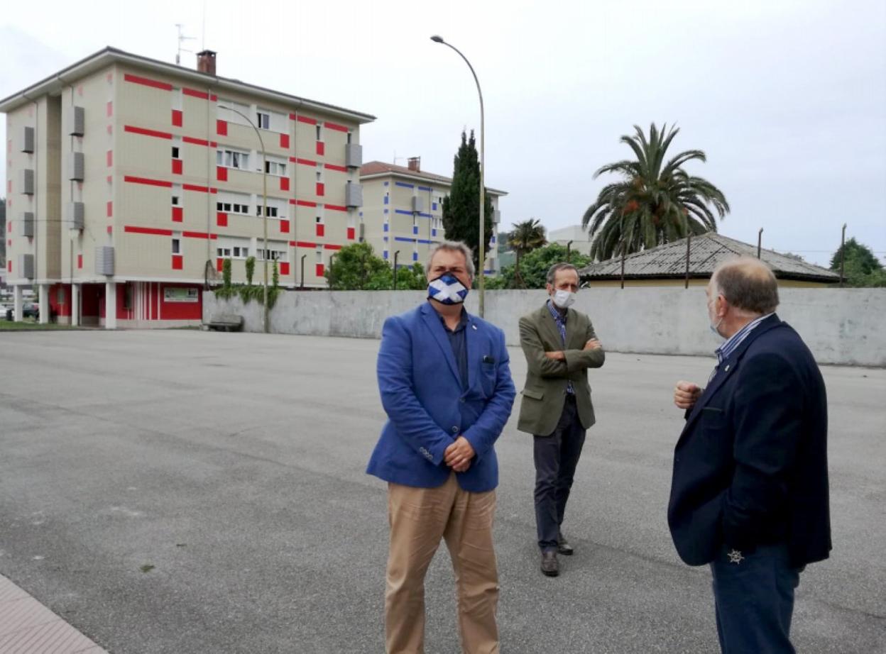 Fermín Bravo, José Carlos Arboleya y Ramón Canal en El Cobayu. 