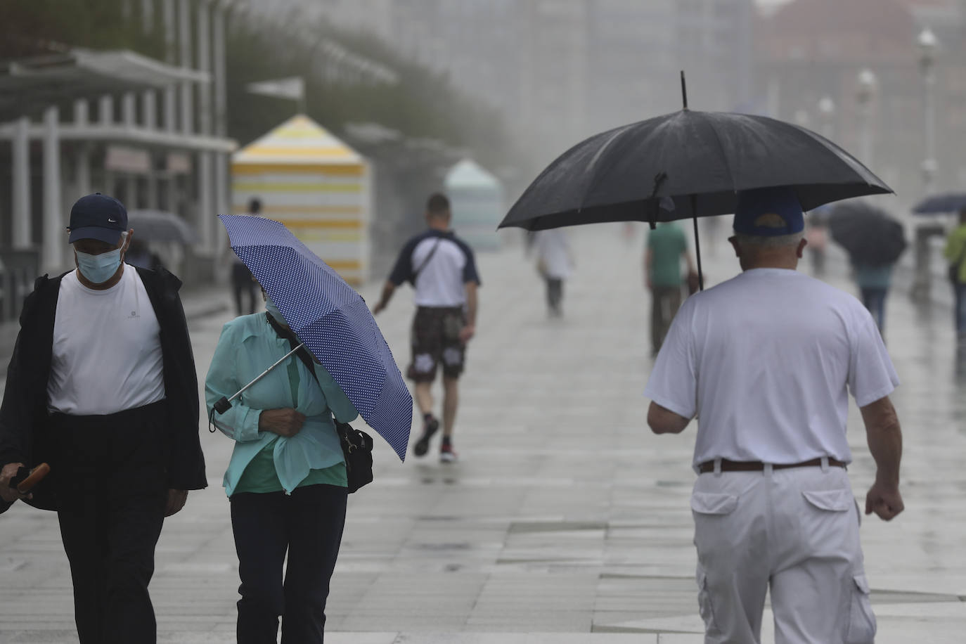 La tarde del jueves volvió a estar marcada por las intensas lluvias que cayeron sobre la mayor parte de la región.