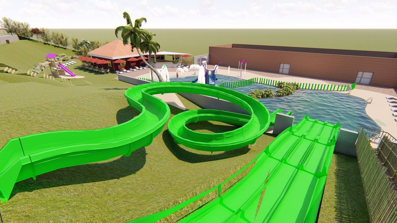 Fotos: Corvera construirá el primer parque acuático de Asturias