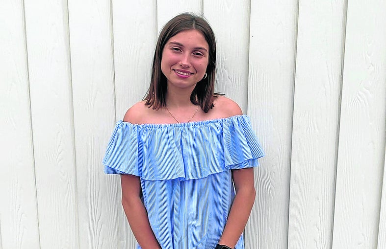 Celia, de viaje ya hacia su primer destino de vacaciones