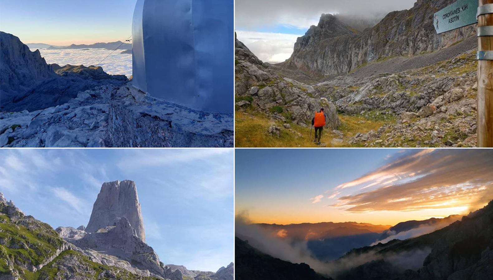 Esta vez en ‘De Montaña por Asturias’ queremos traerte un recorrido por algunos de los rincones más emblemáticos y también mágicos de los Picos de Europa. Desde la imponente estampa del Picu Urriellu en la aproximación al Refugio Vega de Urriellu, hasta la vista desde una de sus vías escalables en una de sus grandes paredes de caliza, así como también desde miradores tan únicos como el Refugio de Cabaña Verónica situado a 2.325 m de altitud o desde los 2.444 metros de altura de Peña Castil. Rincones y miradas únicas a los Picos de Europa a los que te acercamos. ¿Nos acompañas?