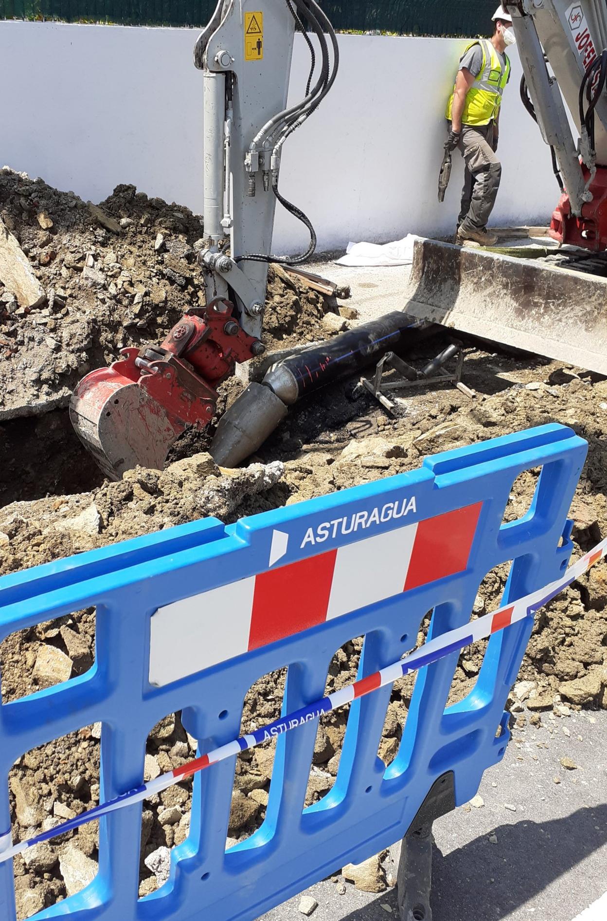 El método 'bursting' utiliza solo el espacio que ocupa la tubería existente. 