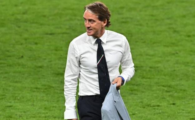 El seleccionador italiano, Roberto mancini. 