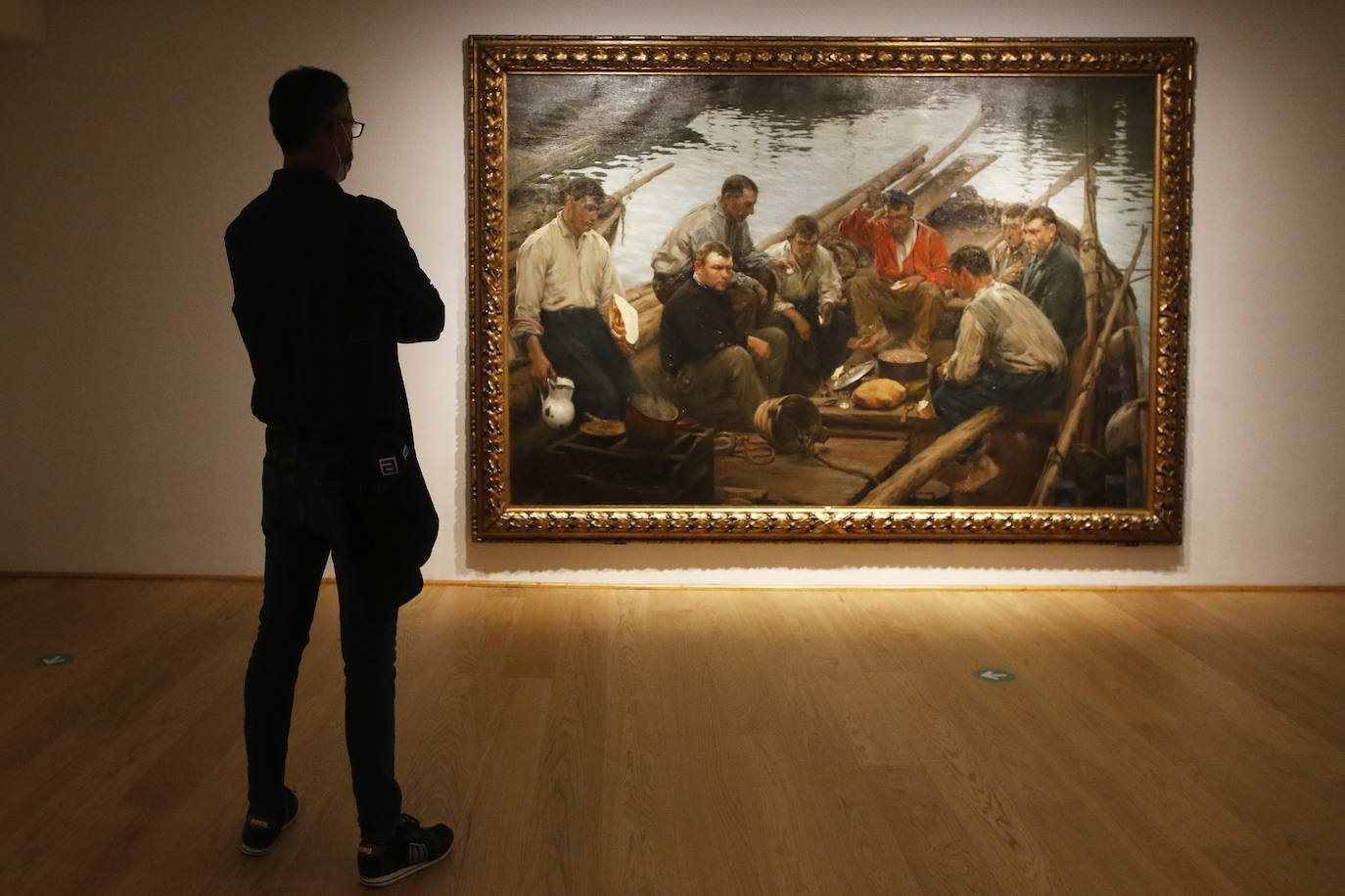 Fotografías realizadas durante la exposición 'Ventura Álvarez Sala(1869-1919), el horizonte es el naturalismo'