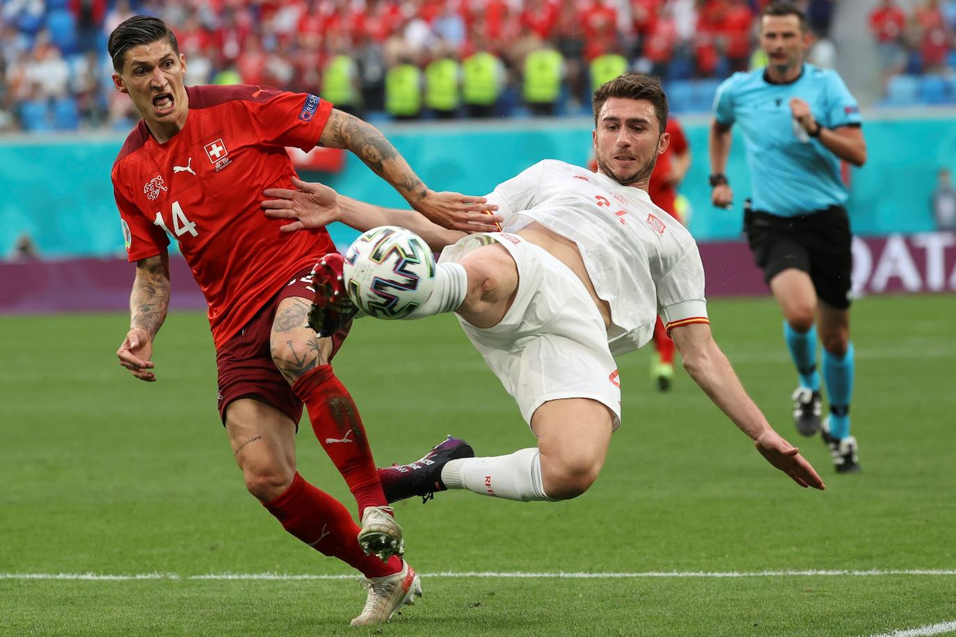 Así ha sido el encuentro entre Suiza y España para el pase a la semifinal de la Eurocopa 2021.