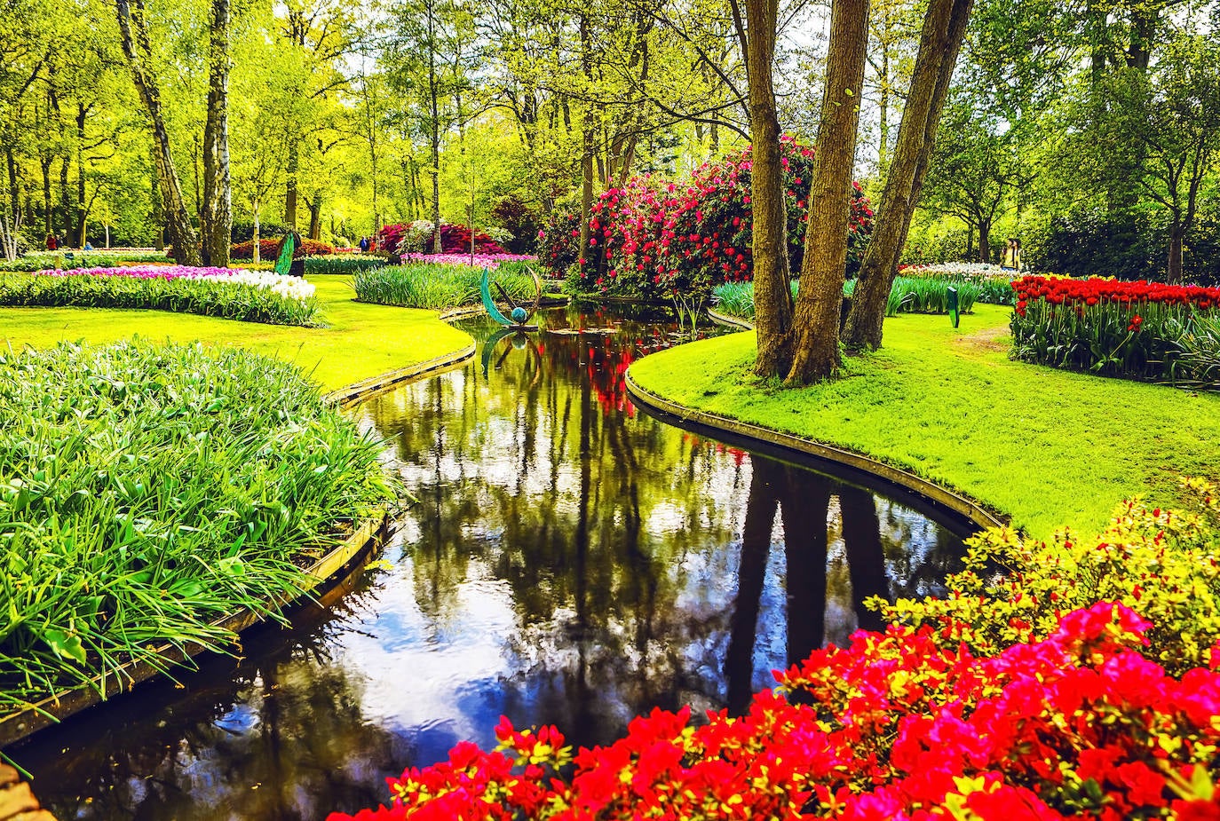 Jardines de Keukenhof, en Lisse, Holanda.