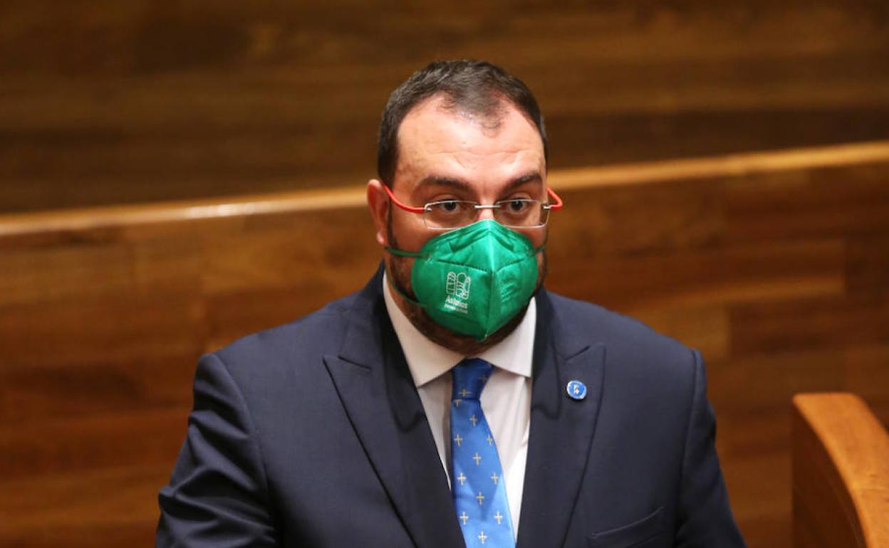 El presidente del Principado, Adrián Barbón 