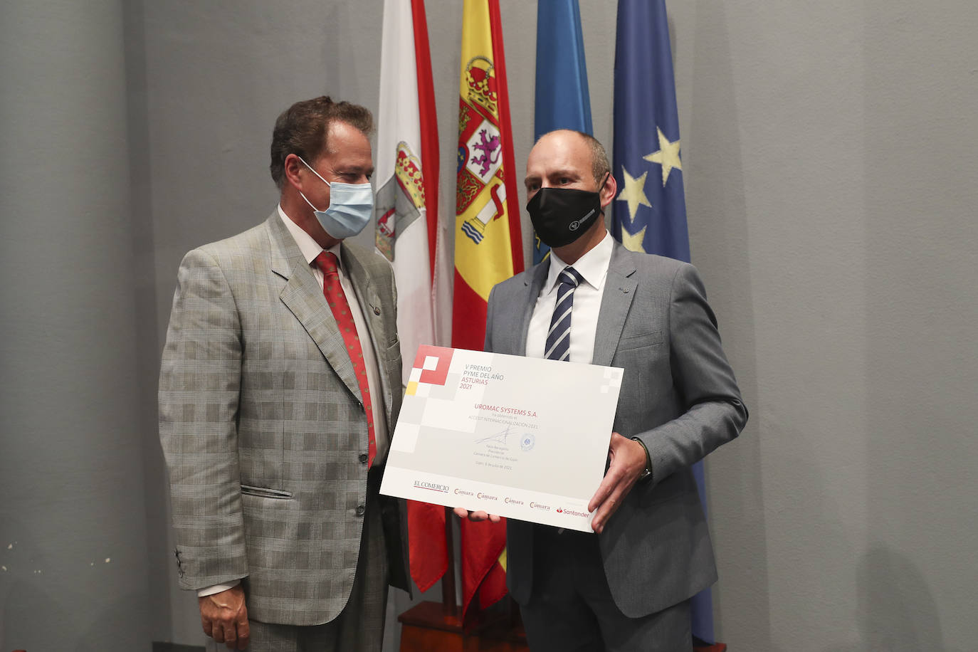 Crivencar Tierra Astur logra el galardón Pyme del Año, que distingue también a Uromac, Naeco, Tresa, Taxus y ADN Context-Aware.
