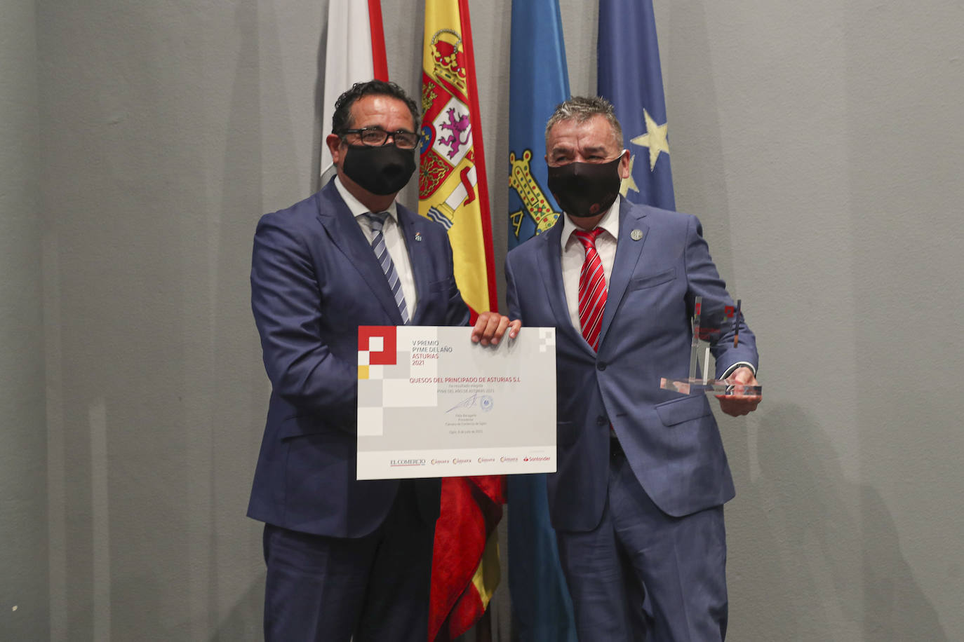 Crivencar Tierra Astur logra el galardón Pyme del Año, que distingue también a Uromac, Naeco, Tresa, Taxus y ADN Context-Aware.