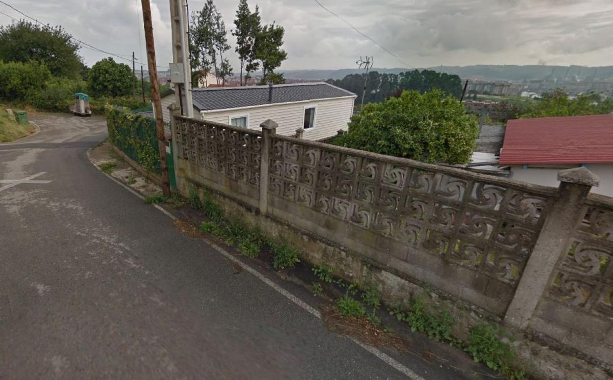 Casa prefabricada que se ha ganado el derecho de permanecer en la finca en La Arabuya. 