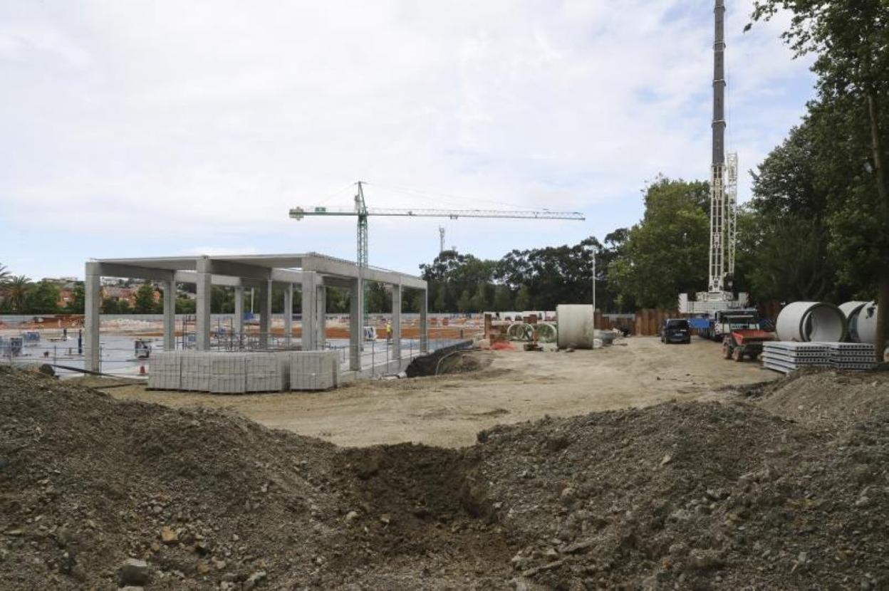 Estado actual del parque de los Hermanos Castro. 