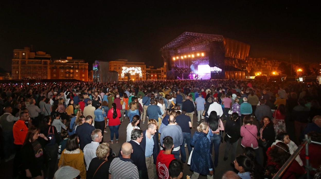Marta Sánchez, uno de los conciertos celebrados en la Losa en San Mateo 2019. 
