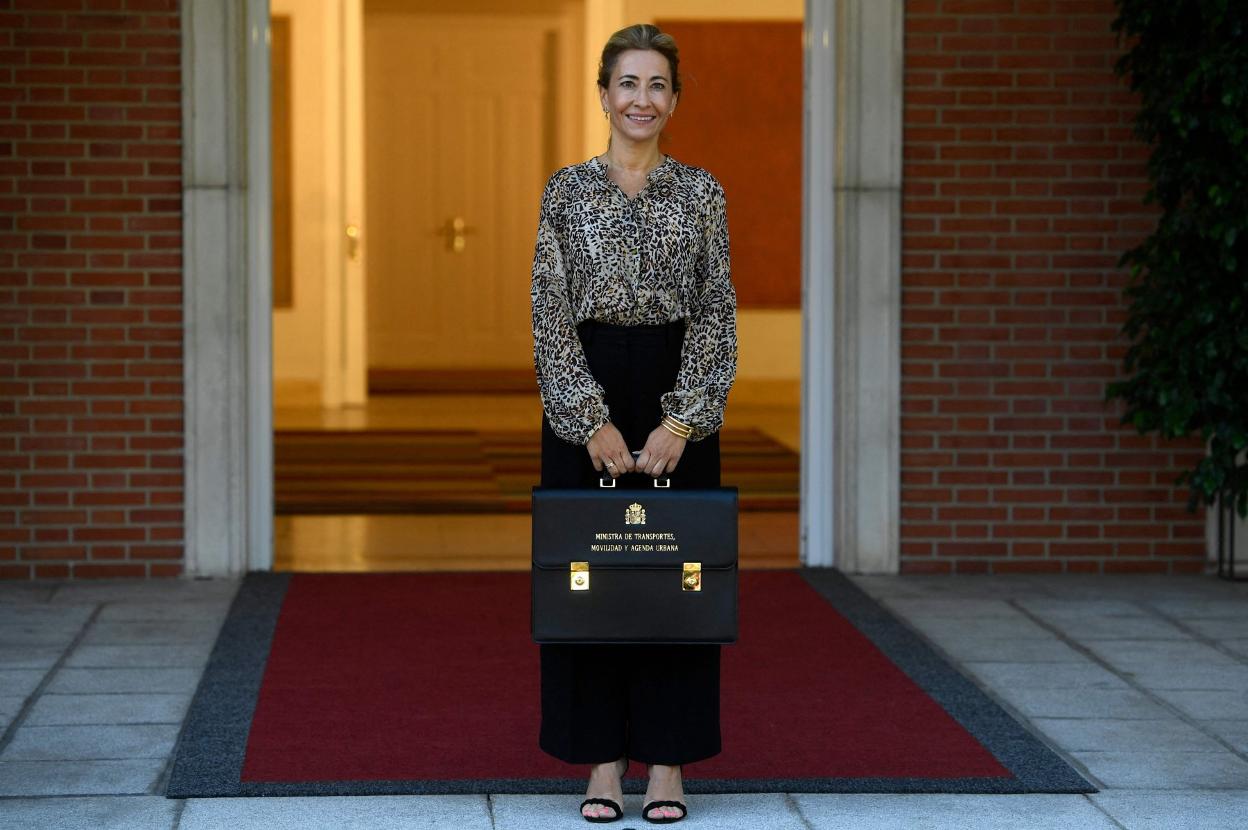 Raquel Sánchez, nueva ministra de Transportes. 